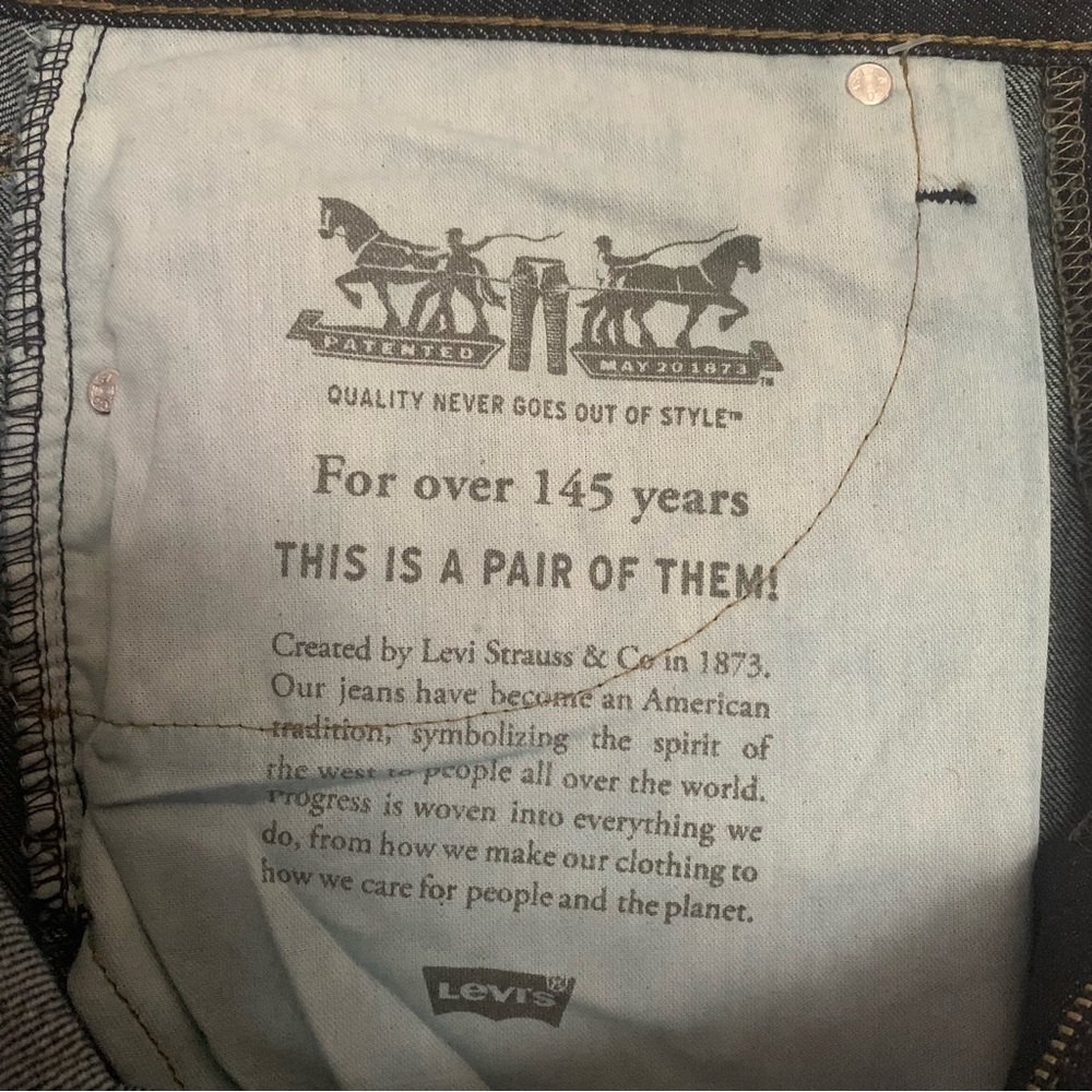 Levi Strauss & Co. 514TM Straight Fit Men’s Jeans - Picture 11 of 13